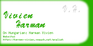 vivien harman business card